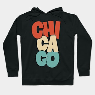 Handsketched Blockletters Chicago Design Hoodie